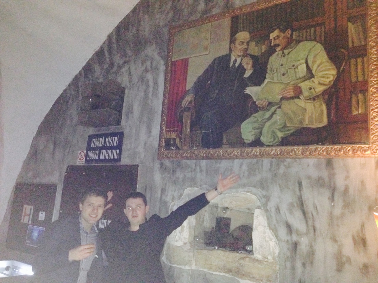 Lenin and Stalin in Prague