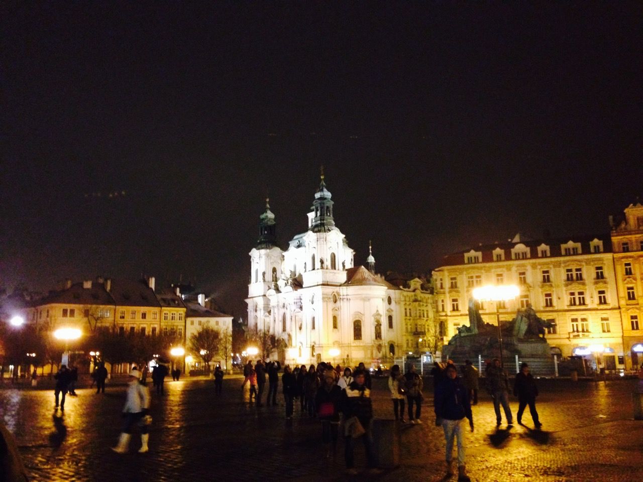 In Prague's Old Town Square