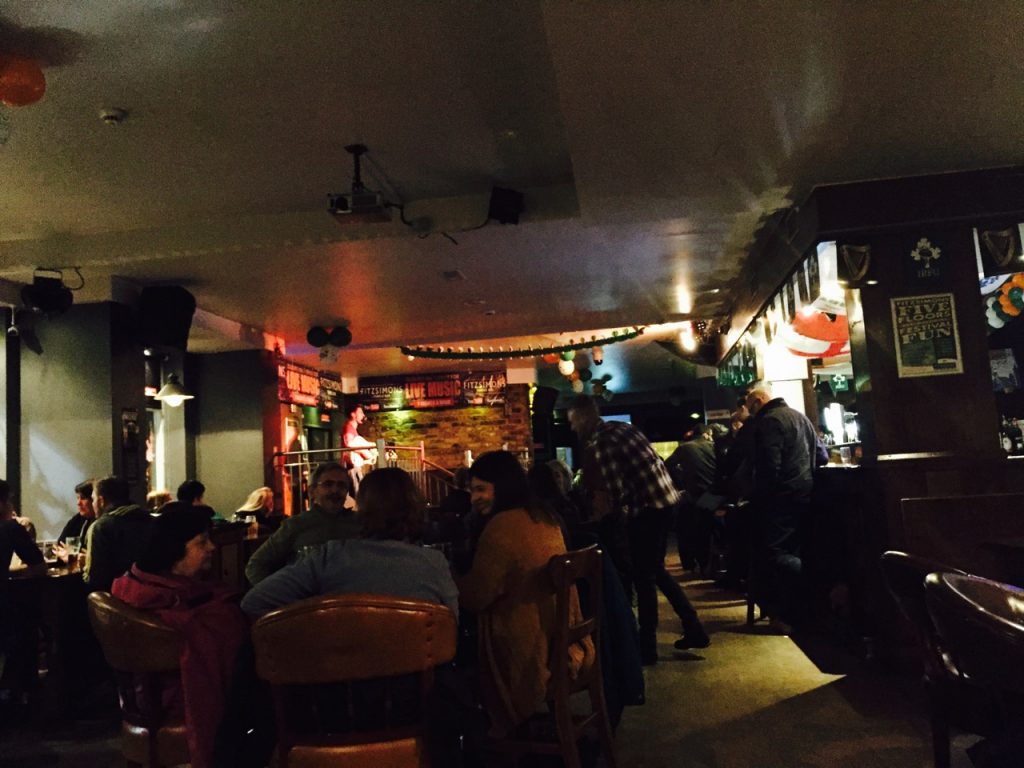 Drinks and live music in Dublin