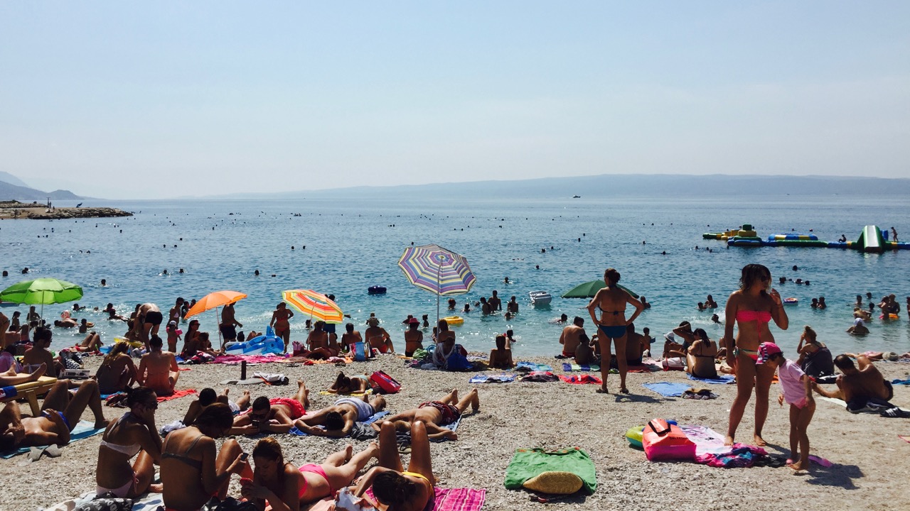 Beach on the south coast of Split