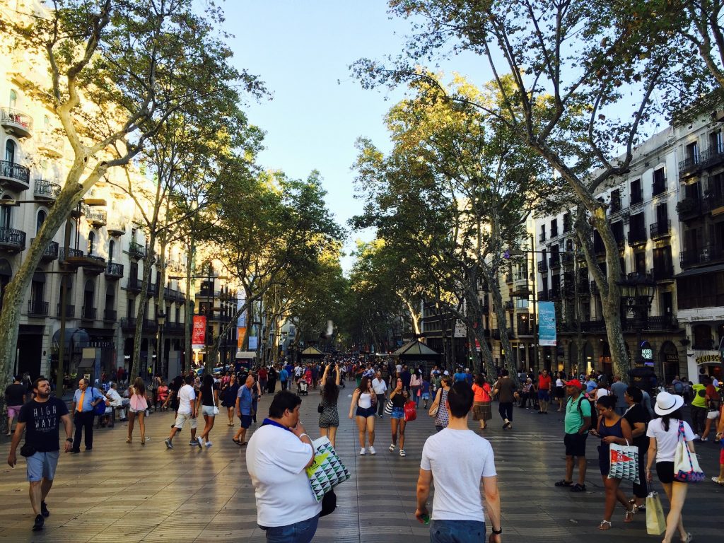 Барселона улица рамбла
